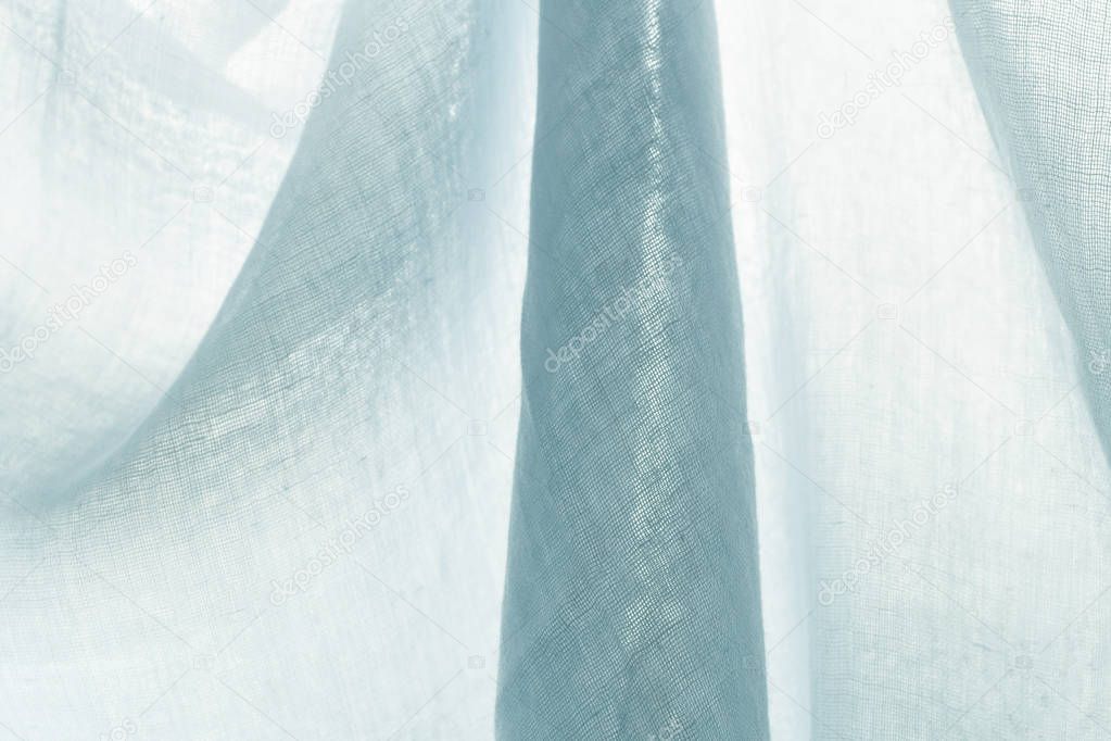 Blue linen fabric. Graphic resources