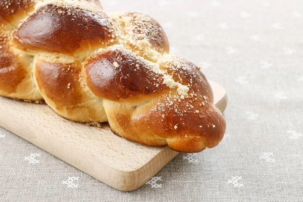 Loaf Sweet Bread Breakfast Time — Stock Photo, Image