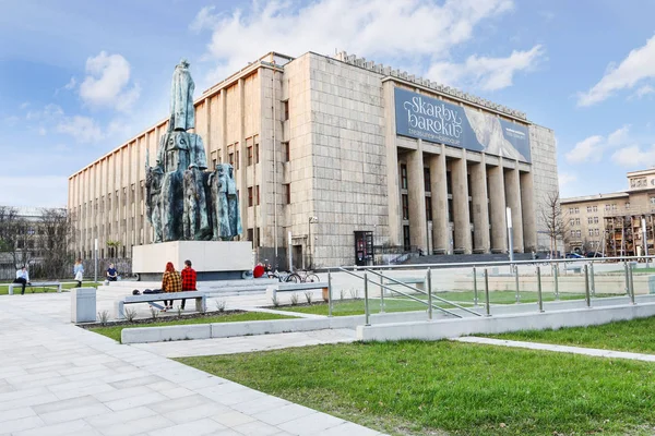 波兰克拉科夫-2017年4月2日: 克拉科夫国家博物馆. — 图库照片