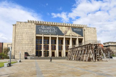 Krakow, Polonya-Nisan 02, 2017: Krakow Ulusal Müzesi. 