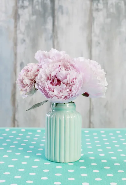 Bouquet of pink peonies. — Stock Photo, Image