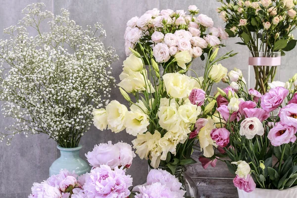 Floricultura e comércio — Fotografia de Stock