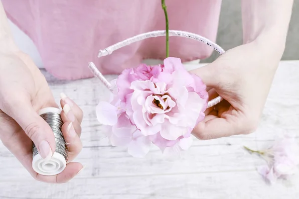 How to make flower crown, tutorial.