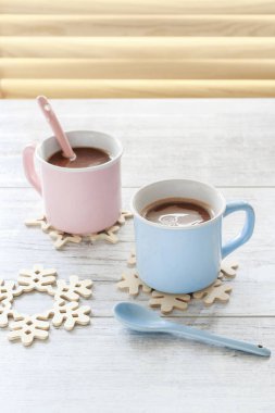 sıcak çikolatalı içecek