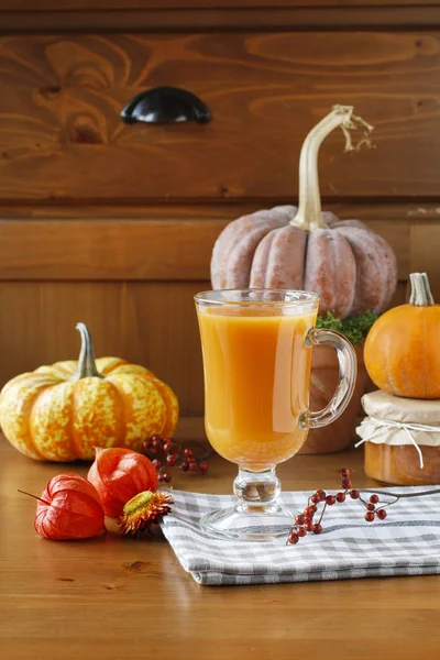 Pumpkin healthy drink — Stock Photo, Image
