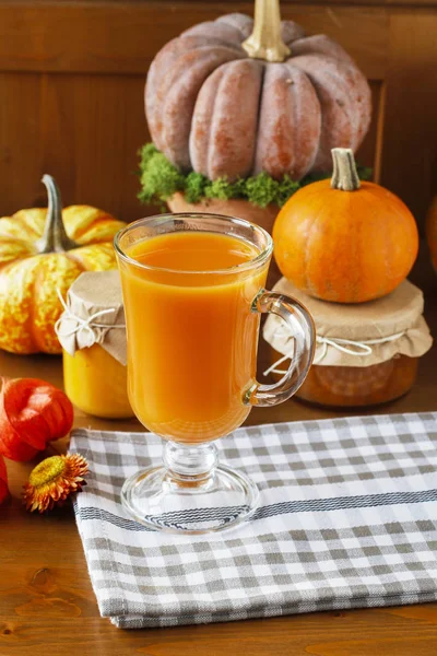 Pumpkin healthy drink — Stock Photo, Image