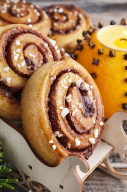 kanelbulle - İsveç rulo tarçın