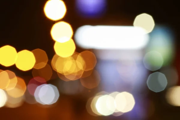 Blurred night city lights. — Stock Photo, Image