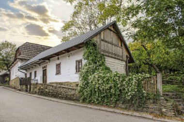 Lanckorona, Polonya - Temmuz 07,2015: Lanck, tarihi kent merkezine