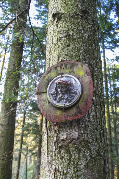 ZARABIE, POLONIA - 15 MARZO 2015: Cappella su strada di Gesù Cristo i — Foto Stock