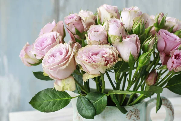 Bukiet róż różowy. — Zdjęcie stockowe
