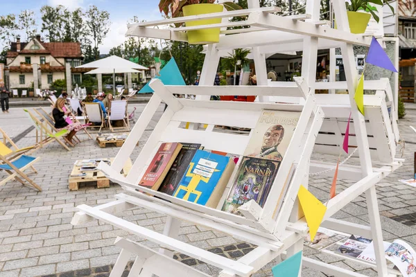 ZAKOPANE, POLAND - AUGUST 12, 2016: Events during the literature — Stock Photo, Image