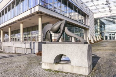 Krakow, Polonya - 20 Ocak 2018: Jagiellonian Üniversitesi. 