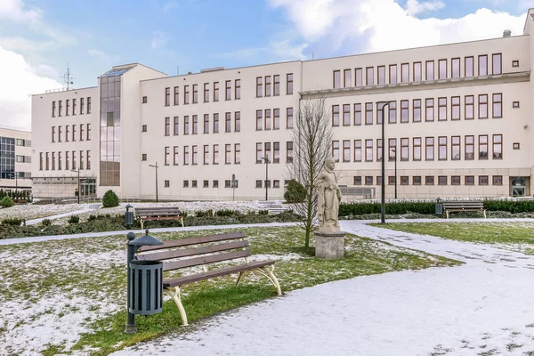 KRAKOW, POLONIA - 20 DE ENERO DE 2018: La Universidad Jagellónica . — Foto de Stock