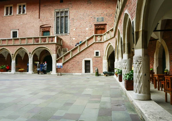 Krakow, Polen-17 maj 2017: Jagiellonian University. Coll — Stockfoto