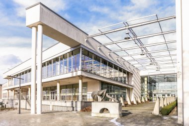 Krakow, Polonya - 20 Ocak 2018: Jagiellonian Üniversitesi. 