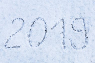 2019 kar üzerine el yazısı. 