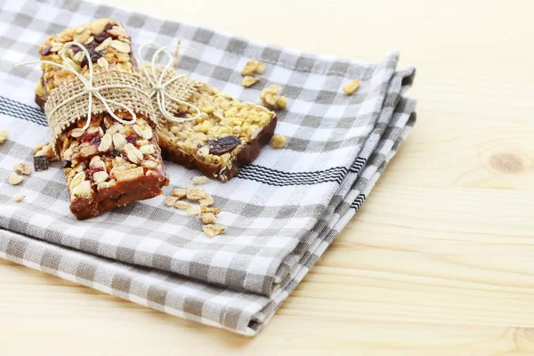 Two muesli bars — Stock Photo, Image