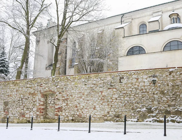 KRAKOW,POLAND - FEBRUARY 9, 2018: The Benedictine Abbey in Tynie — Stock Photo, Image