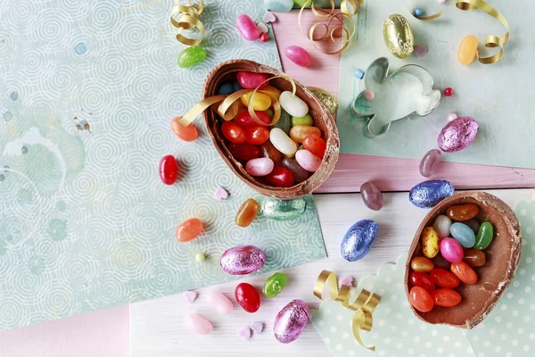 Dulces de Pascua de chocolate . —  Fotos de Stock