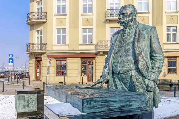 KRAKOW, POLAND - MARCH 03, 2018: The monument of Juliusz Francis — Stock Photo, Image