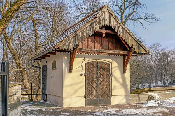 Krakau, Polen - 03. März 2018: villa decius palais und park c — Stockfoto