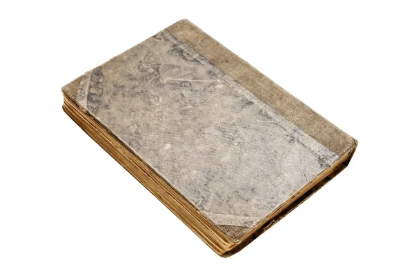 Libro antiguo aislado sobre fondo blanco. — Foto de Stock