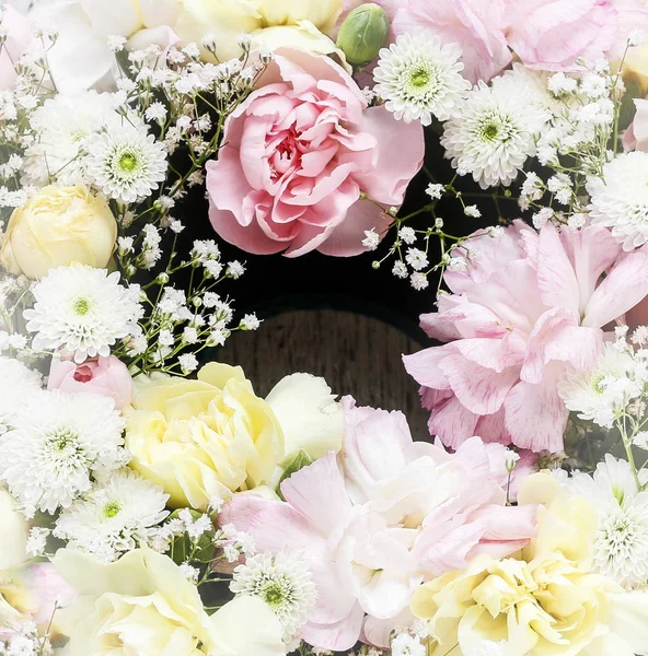 Decoración de flores de Pascua — Foto de Stock