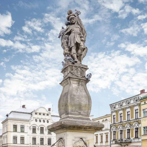 Cieszyn, Polonya - Nisan 16,2016: Main Market Square