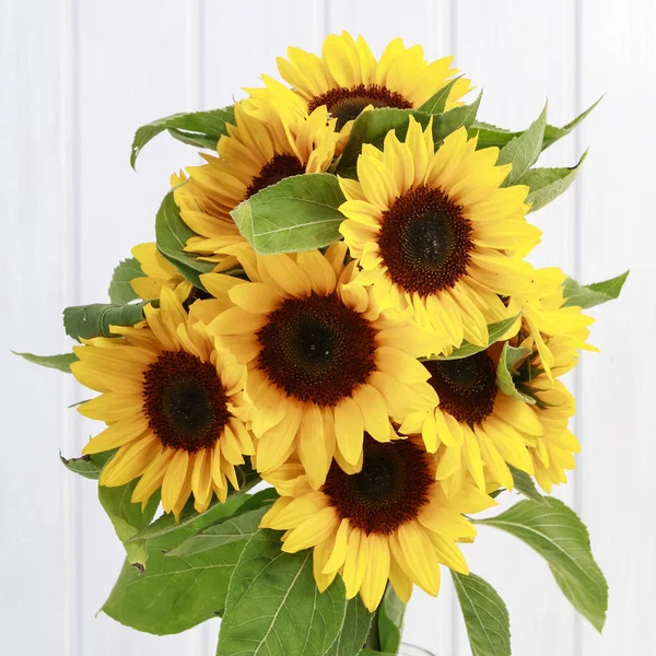 Strauß Sonnenblumen. — Stockfoto