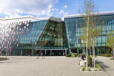Krakow,Polonya - 21 Nisan 2018: Krakow Kongre Merkezi