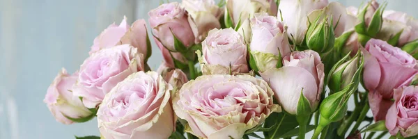Bukiet róż różowy. — Zdjęcie stockowe