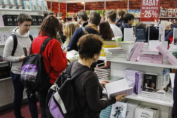 KRAKOW,POLAND - OCTOBER 28, 2017: 21 International Book Fair — Stock Photo, Image