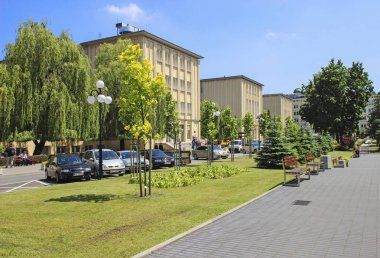 Krakow,Polonya - 12 Mayıs 2017: Agh Bilim ve Teknoloji Üniversitesi