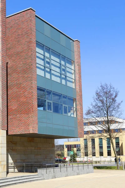 Krakow,Polonya - 11 Nisan 2018: Jagiellonian Üniversitesi. Mo