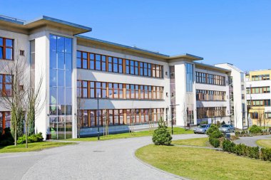 Krakow,Polonya - 11 Nisan 2018: Jagiellonian Üniversitesi. Mo