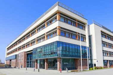 Krakow,Polonya - 11 Nisan 2018: Jagiellonian Üniversitesi. Mo