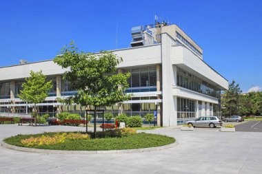 Krakow,Polonya - 12 Mayıs 2017: Agh Bilim ve Teknoloji Üniversitesi