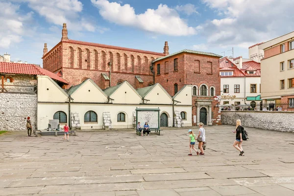 Krakow,Polonya - 04 Mayıs 2018: Eski Sinagog, Kazimierz — Stok fotoğraf