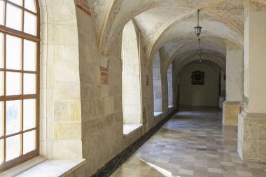 Jedrzejow, Polonya - 15 Ağustos 2016: Jedrzejow Abbey