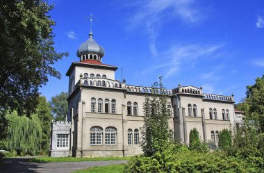 Osiek,Polonya - 15 Ağustos 2017: Xix yüzyıl sarayı