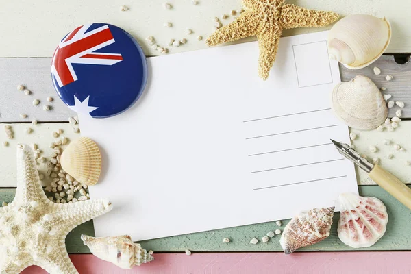 Great Australian holidays. Postcard with blank space for your te — Stock Photo, Image