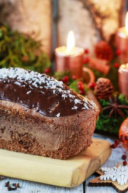 Noel zencefilli kek arasında geleneksel süslemeleri. 