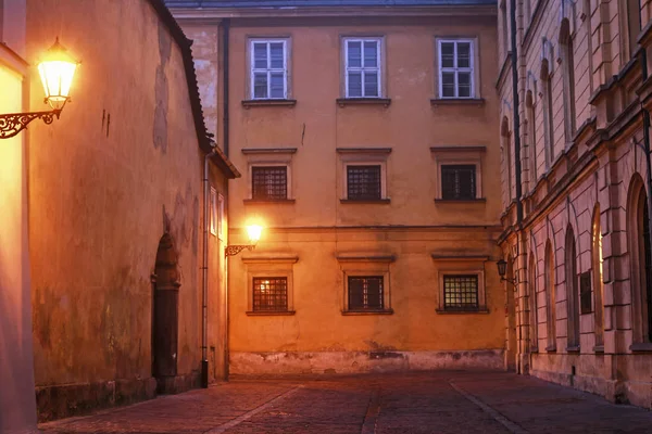 Krakow, Polonya - 31 Ocak 2017: Senacka caddesi