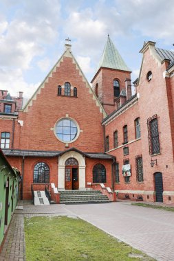 Krakow, Polonya -24 Eylül 2018: İlahi Merhamet Sığınağı, 