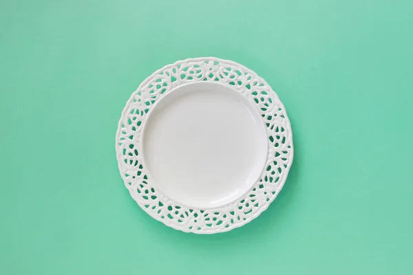 Empty plates, top view. — Stock Photo, Image