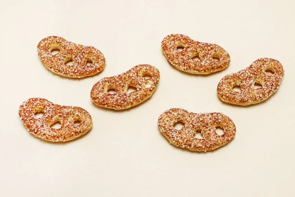 Biscoitos caseiros decorados com açúcar . — Fotografia de Stock