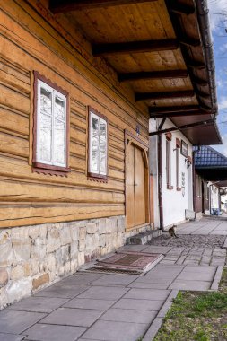 Lanckorona, Polonya - 17 Eylül 2016: Tarihi şehir merkezi