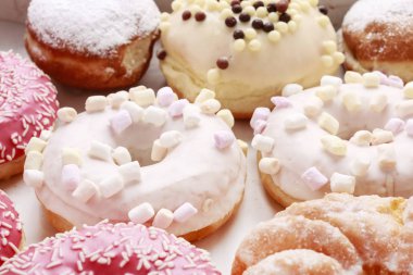 Çeşitli çörek çeşitleri.