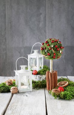 Nasıl mo ile ağaç şeklinde güzel Noel dekorasyon yapmak